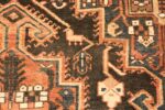 large tribal geometric antique bakhtiari persian carpet 50136 animal Nazmiyal
