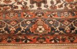 large tribal geometric antique bakhtiari persian carpet 50136 border Nazmiyal