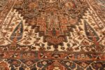large tribal geometric antique bakhtiari persian carpet 50136 design Nazmiyal