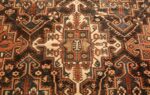large tribal geometric antique bakhtiari persian carpet 50136 medallion Nazmiyal