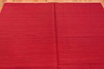 mid century red swedish carpet 48441 top Nazmiyal