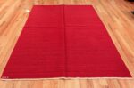 mid century red swedish carpet 48441 whole Nazmiyal