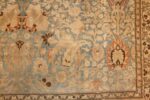sky blue antique khorassan persian carpet 46929 corner Nazmiyal