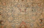 sky blue antique khorassan persian carpet 46929 field Nazmiyal