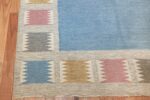 Vintage Swedish carpet by Birgitta Soderkvist 48451 corner Nazmiyal