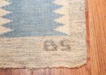 Vintage Swedish carpet by Birgitta Soderkvist 48451 initials Nazmiyal