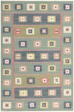 Vintage Swedish Gron Ang Carpet Kilim by Marta Maas Fjetterstrom 48443 Detail/Large View