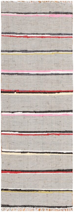 Vintage Swedish Rag Rug 46668 Detail/Large View