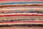 vintage swedish scandinavian runner rag rug 46657 colors Nazmiyal