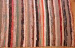 vintage swedish scandinavian runner rag rug 46657 corner Nazmiyal
