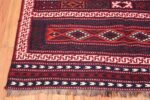 Vintage Turkish Kilim Rug 50168 Side Corner Nazmiyal