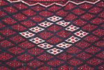 Vintage Turkish Kilim Rug 50168 White Diamond Nazmiyal