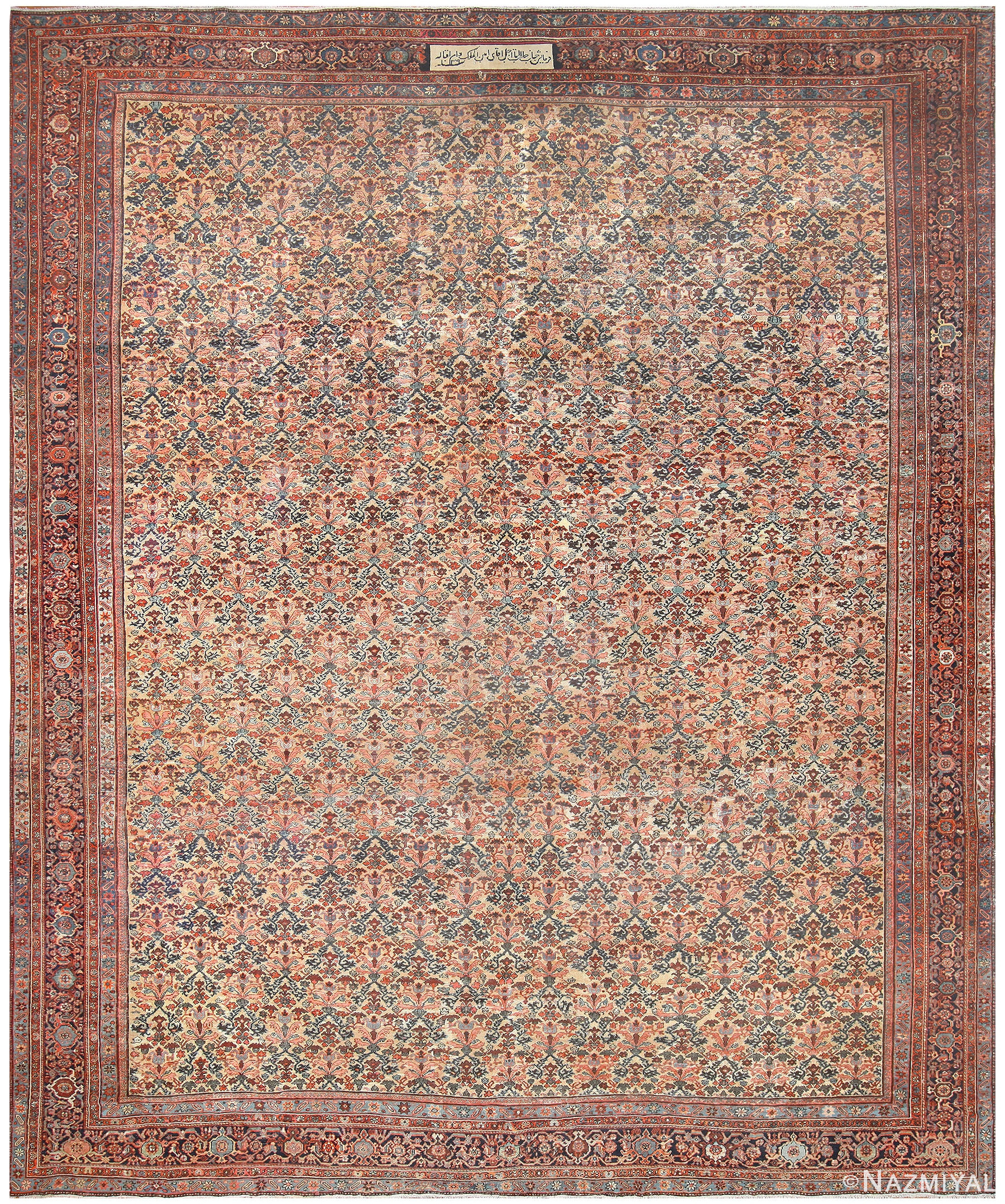 19th Century Persian Farahan Carpet 50116 Nazmiyal