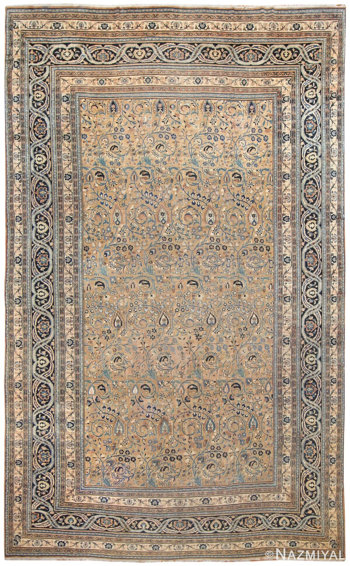 Antique Persian Khorassan Carpet 50066 Nazmiyal