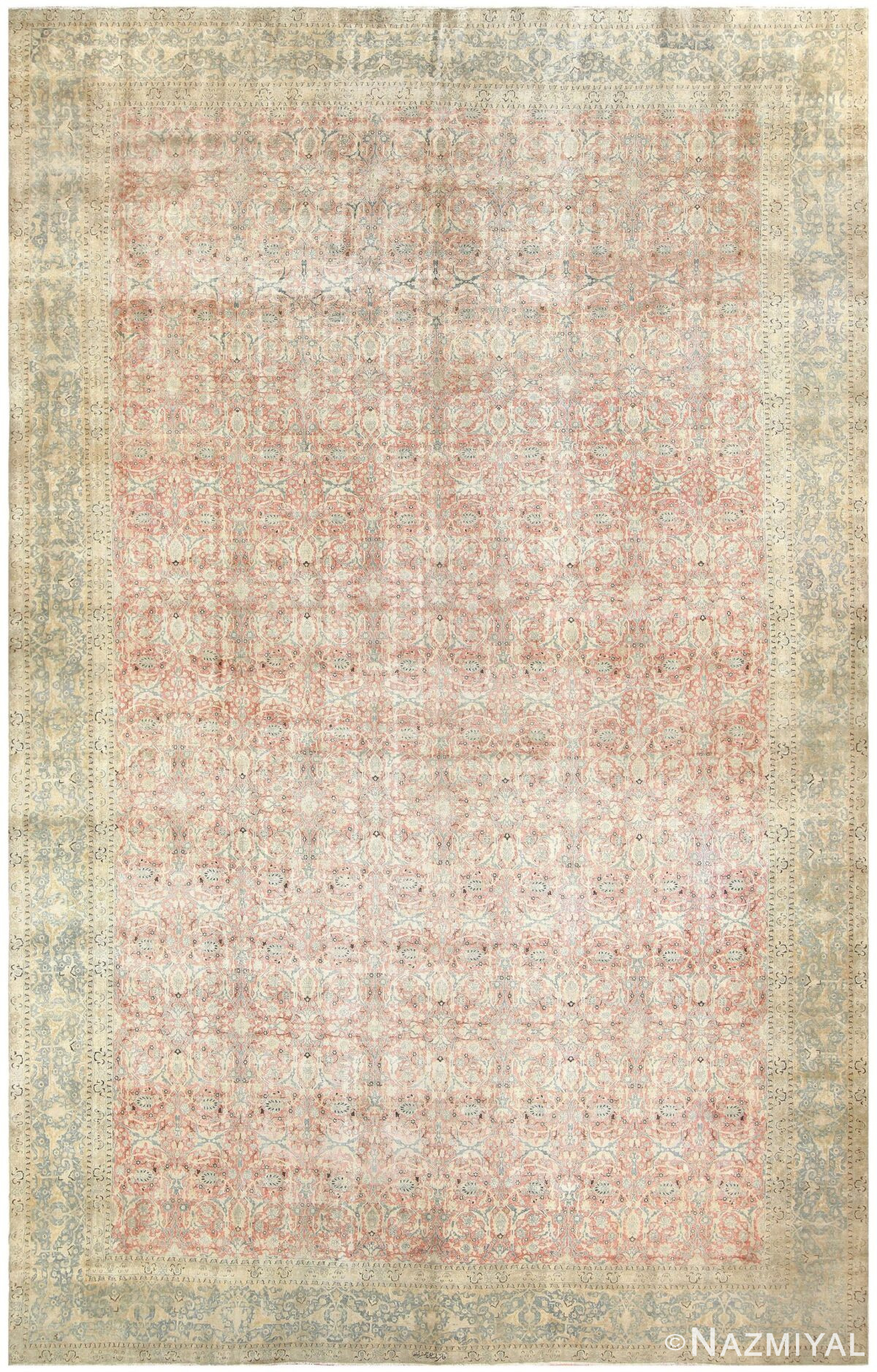 Antique Persian Tabriz Carpet 50118 Nazmiyal