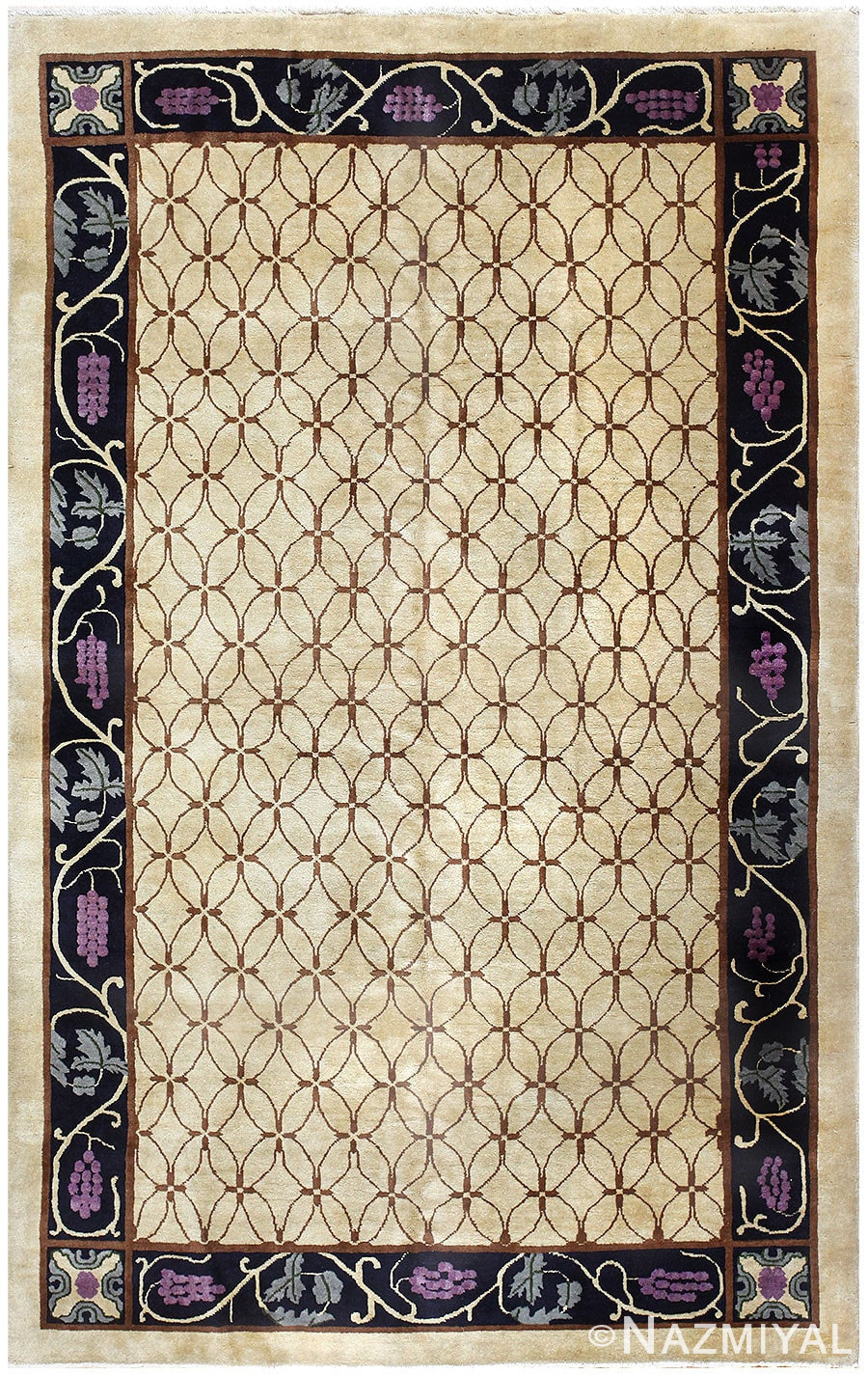 Art Deco Chinese Rug 50179 Detail/Large View