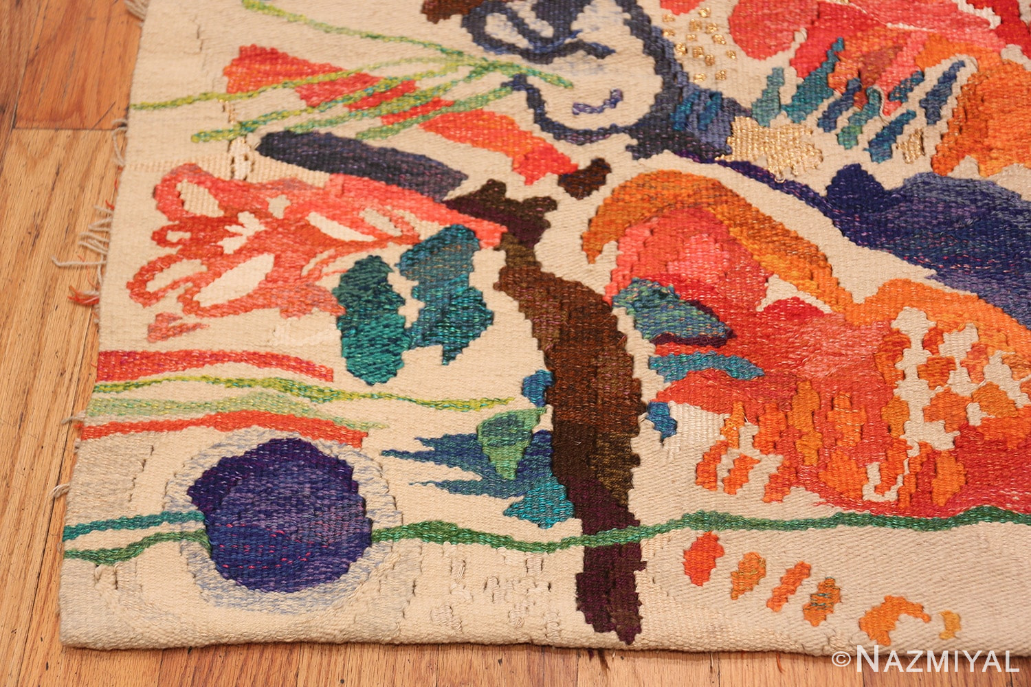 Vintage Hans Krondahl Tapestry Rug 48490 Nazmiyal Antique Rugs