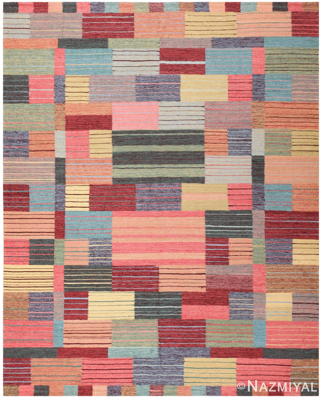 Swedish Inspired Carpet 48485 Nazmiyal