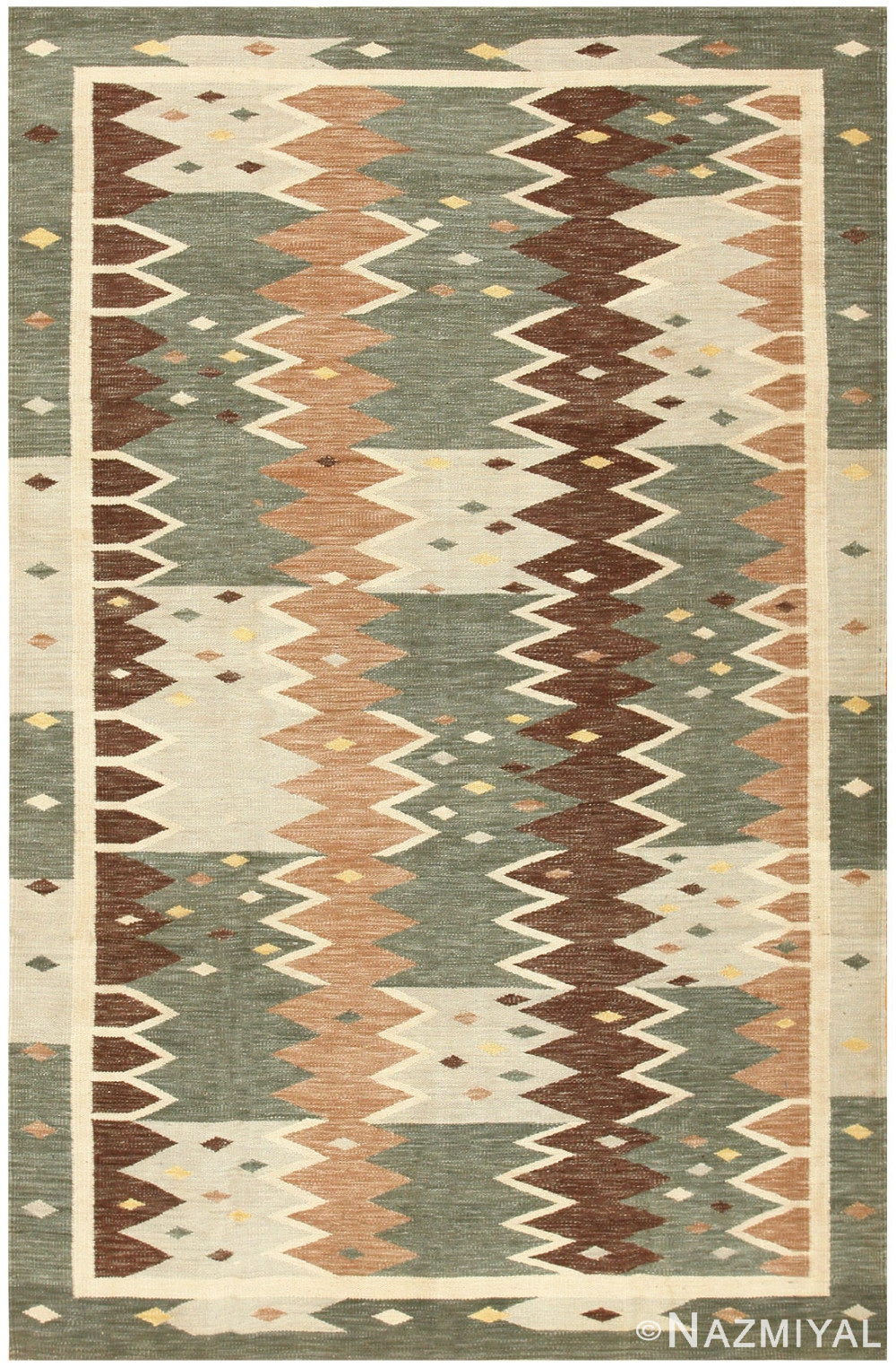Swedish Inspired Kilim 48519 Detail/Large View