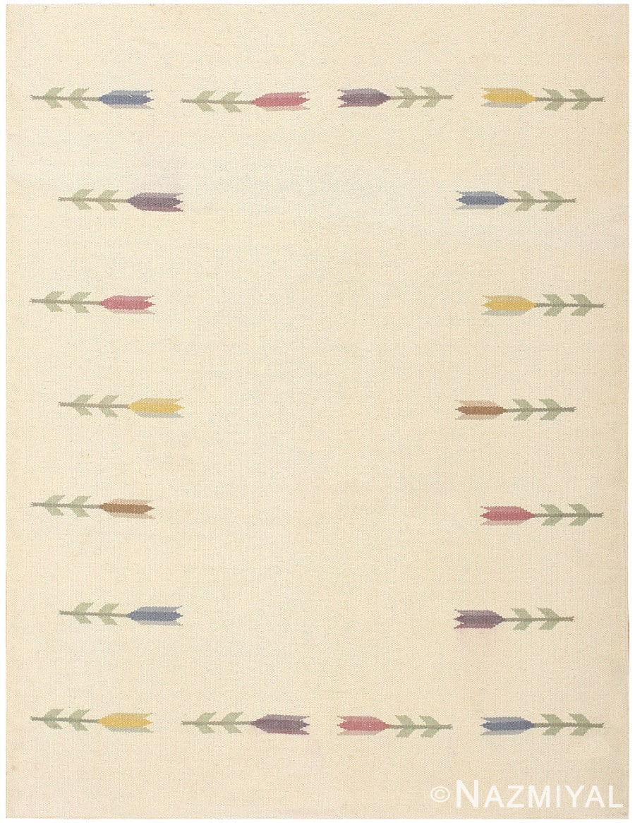 Vintage Scandinavian Swedish Carpet 48448 Nazmiyal Antique Rugs