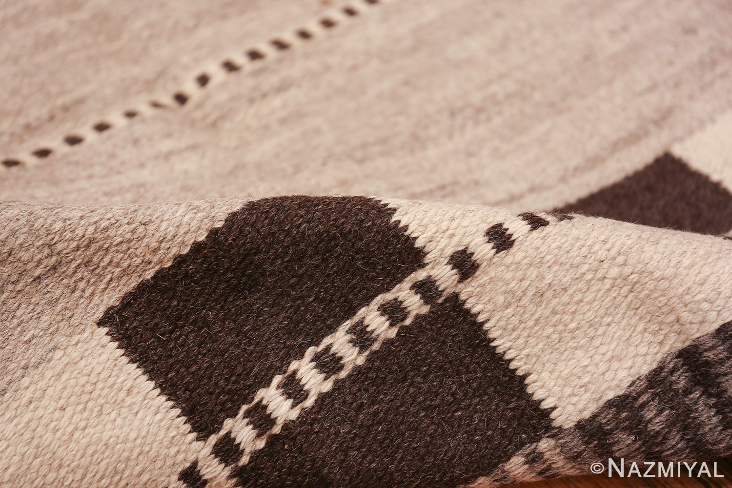 Vintage Swedish Carpet by Klockaregardens Hemslojd 48450 Pile Color Nazmiyal