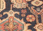 Weave detail Antique room sized Persian Farahan carpet 50149 by Nazmiyal