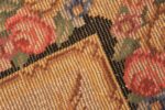 Weave detail Antique Spanish savonnerie rug 46823 by Nazmiyal Antique rugs