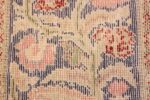 Weave detail Antique Turkish Hereke rug 50183 by Nazmiyal