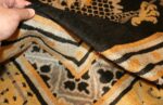 antique chinese carpet 50234 pile Nazmiyal