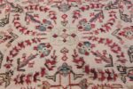 Antique Indian Agra Rug 50220 Blue Flowers Nazmiyal