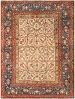 Antique Indian Agra Rug 50220 Detail/Large View