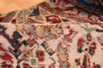 Antique Indian Agra Rug 50220 Ivory Pile Nazmiyal
