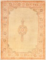 Antique Oushak Room Sized Turkish Rug 50299