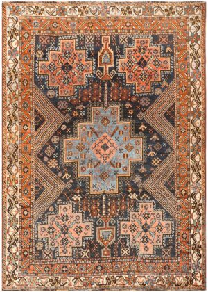 Antique Persian Ghashgai Rug 50242 Detail/Large View