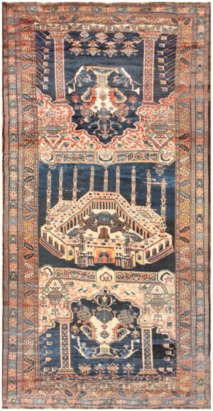 Antique Persian Kourdish Carpet 50266 Nazmiyal
