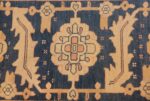 antique persian serapi carpet 50011 round Nazmiyal