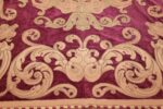 antique spanish tapestry with medallion 50249 border Nazmiyal