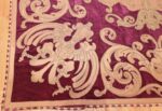 antique spanish tapestry with medallion 50249 corner Nazmiyal
