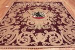 antique spanish tapestry with medallion 50249 whole Nazmiyal