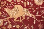 Animal Room size Antique Indian agra rug 50250 by Nazmiyal