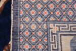 blue antique chinese carpet 48435 weave Nazmiyal