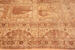 Border Antique Tabriz garden design Persian rug 50258 by Nazmiyal