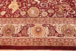 Border Room size Antique Indian agra rug 50250 by Nazmiyal