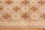 Border Vintage Swedish Rya rug 48506 by Nazmiyal
