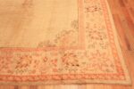 Corner Antique Oushak room sized Turkish rug 50299 by Nazmiyal