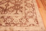 Corner Antique Room sized Indian Agra rug 50053 by Nazmiyal