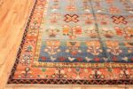 Corner Folk Art Vintage from the German Shag rug 48556 by Nazmiyal