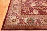 Corner Room size Antique Indian agra rug 50250 by Nazmiyal