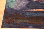 Corner vintage Scandinavian Was at sea designed by Brita Molin carpet 48514 from Nazmiyal antique rugs collection
