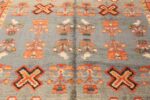 Field Folk Art Vintage from the German Shag rug 48556 by Nazmiyal